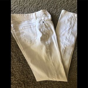 Tall White Jeans